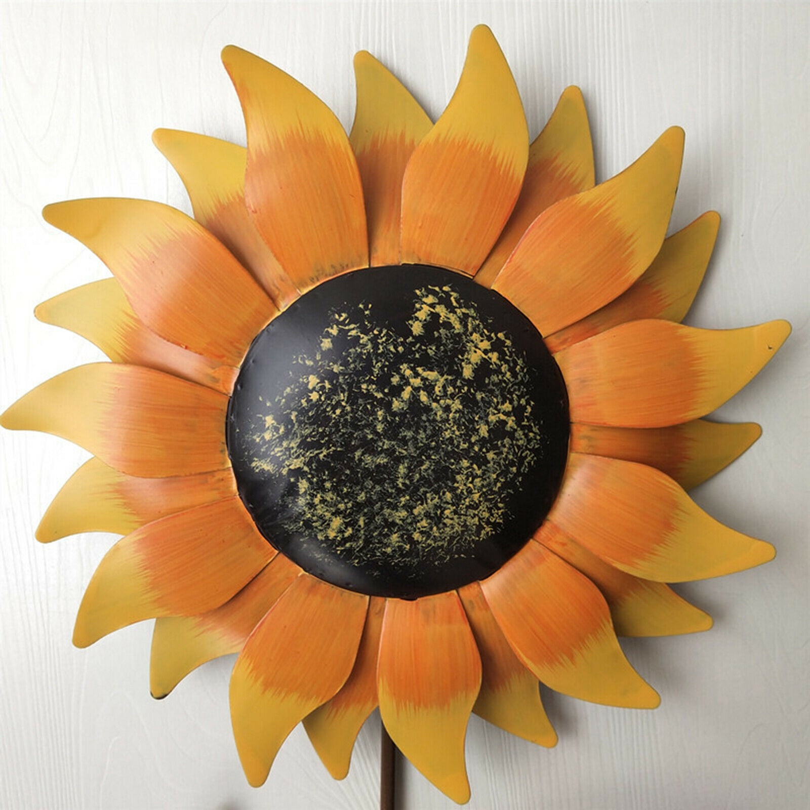 Outdoor Fall Plant Sunflower Stake Garden Yard Landscape Decoration Art