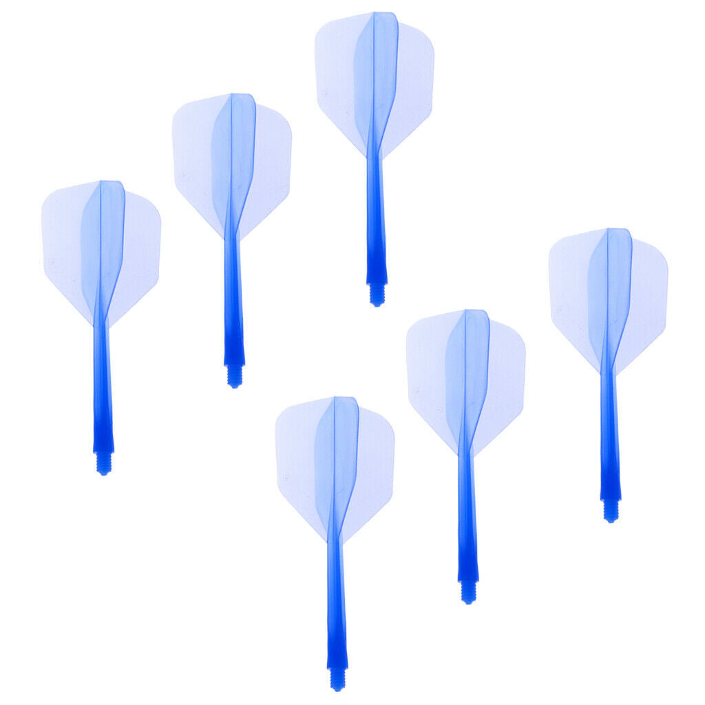 36pcs Durable Dart Shafts with Dart Flights Connection Parts Tools New