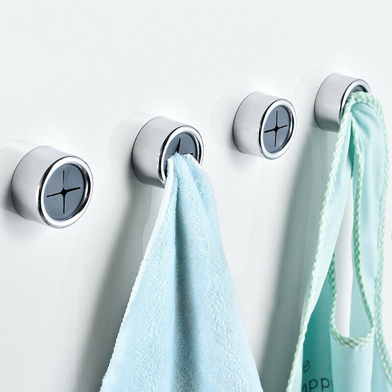 3pcs Self-Adhesive Wall Hook Towel Clip Cleaning Cloth Rack Holder Storage  FT