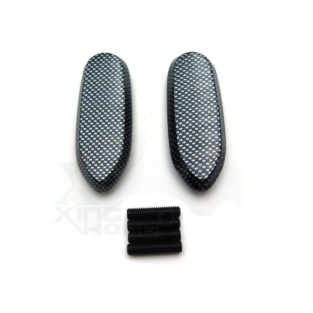 Mirror Base Block Off Plates For Suzuki Gsxr 600 750 1000 Gsx-R 2006-2008 Carbon