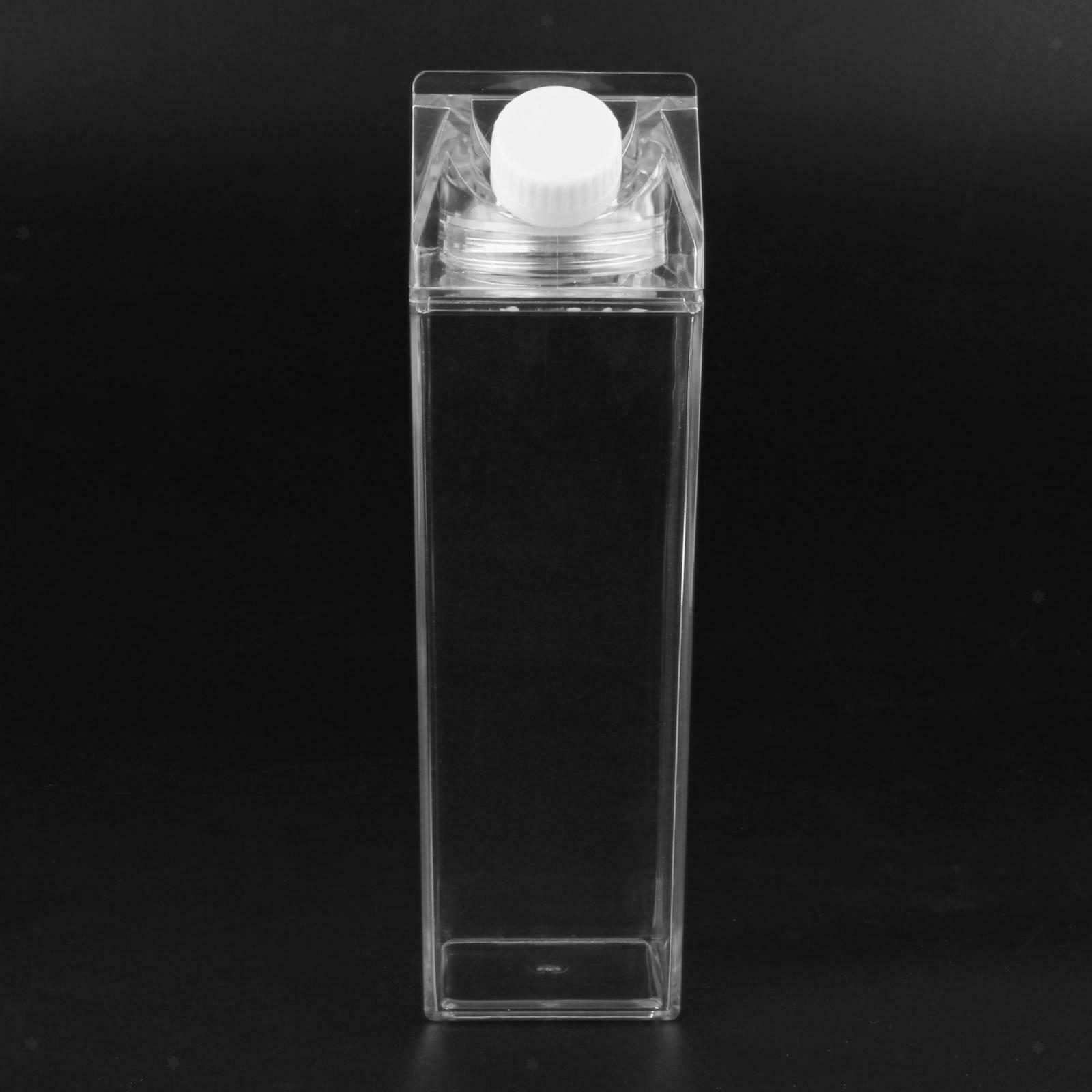 3X Milk Carton Water Bottle Portable Juice Bottle For Travel Camping Coffee
