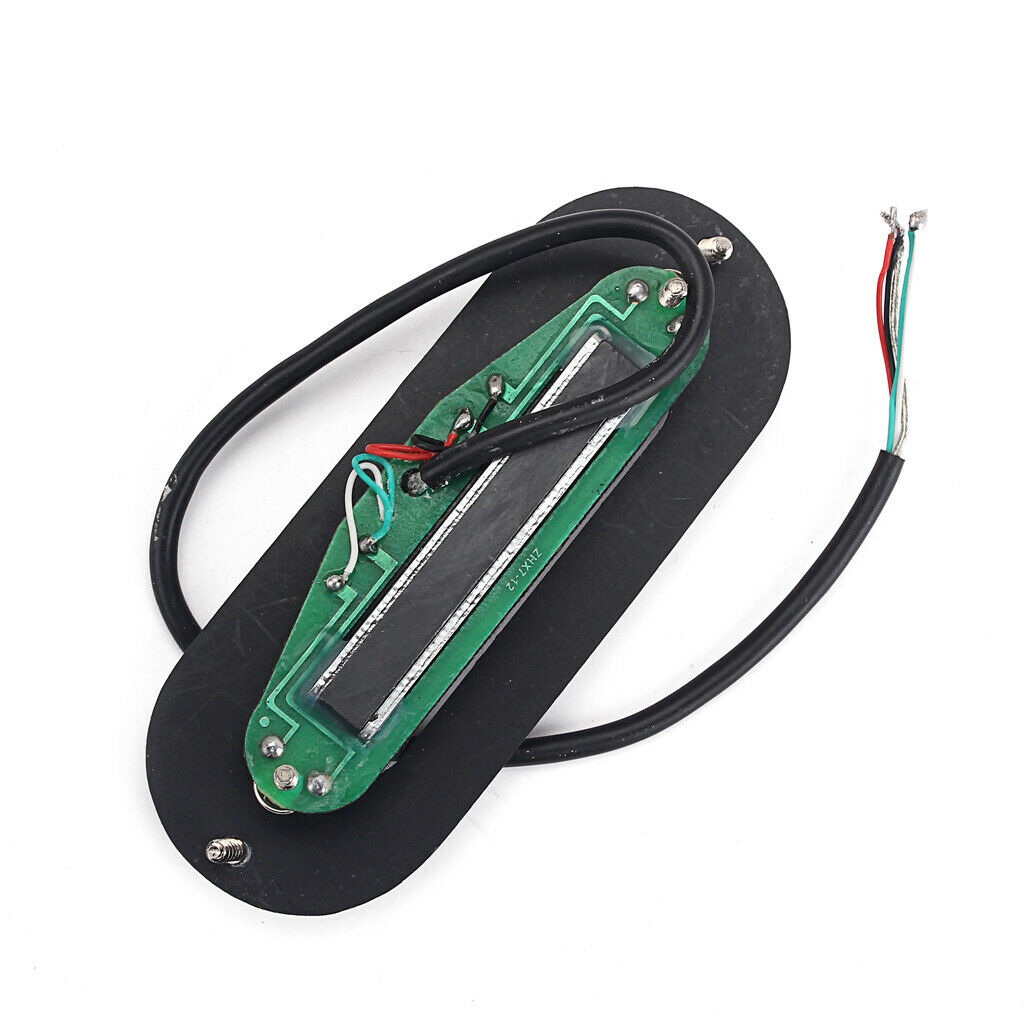 Black Electric Guitar Dual Hot Rail Humbucker Pickup Musical Instrument Accs