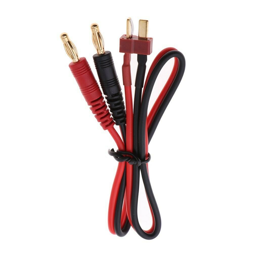 4.0mm Banana Plug Connector Charger to T Plug Charge Cable Soft Silicon 14AWG