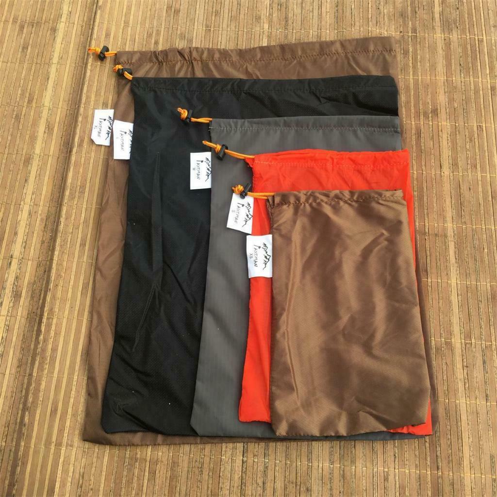 5pcs Waterproof Drawstring Storage Bag Nylon Folding Portable for Travel