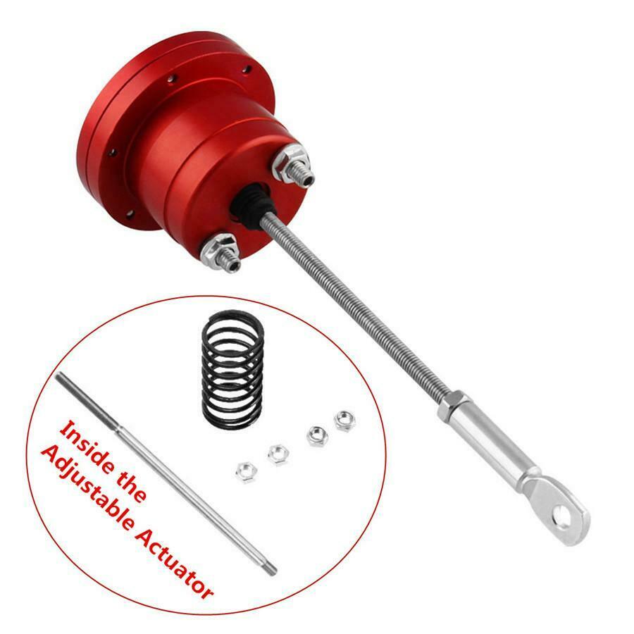 Turbo Adjustable Wastegate Actuator & Rod Universal Aluminum Alloy High Quality