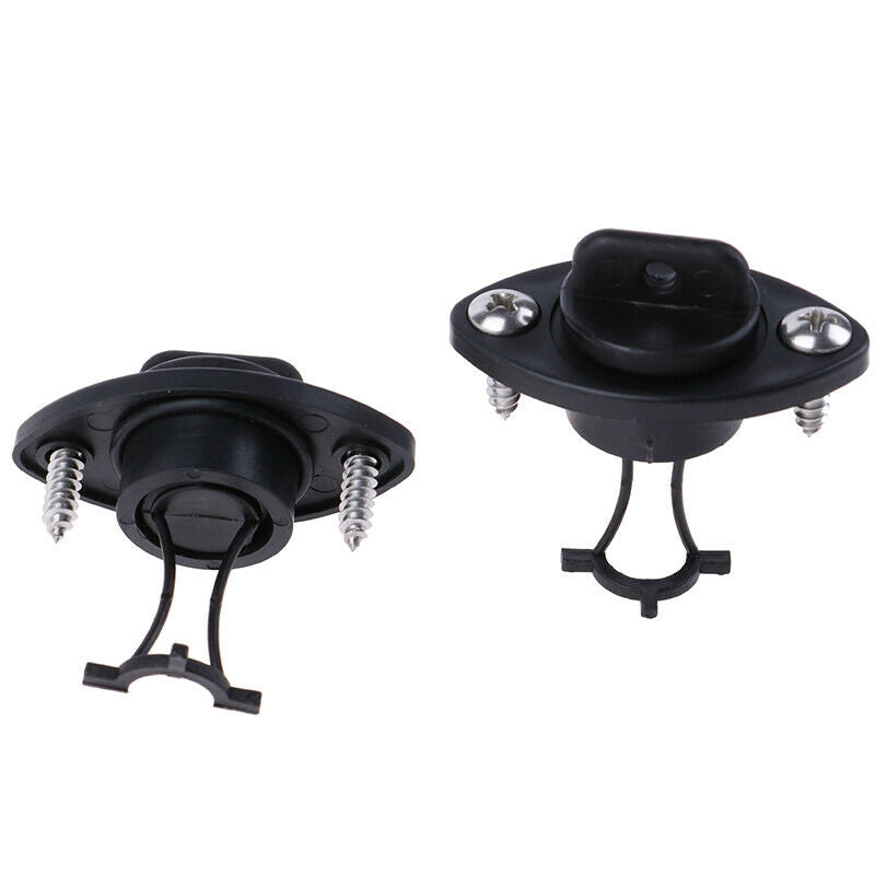 2Pcs Kayak Drain Plugs Bung 4Pcs Screws For Boats Stop Water Infiltration DraDD