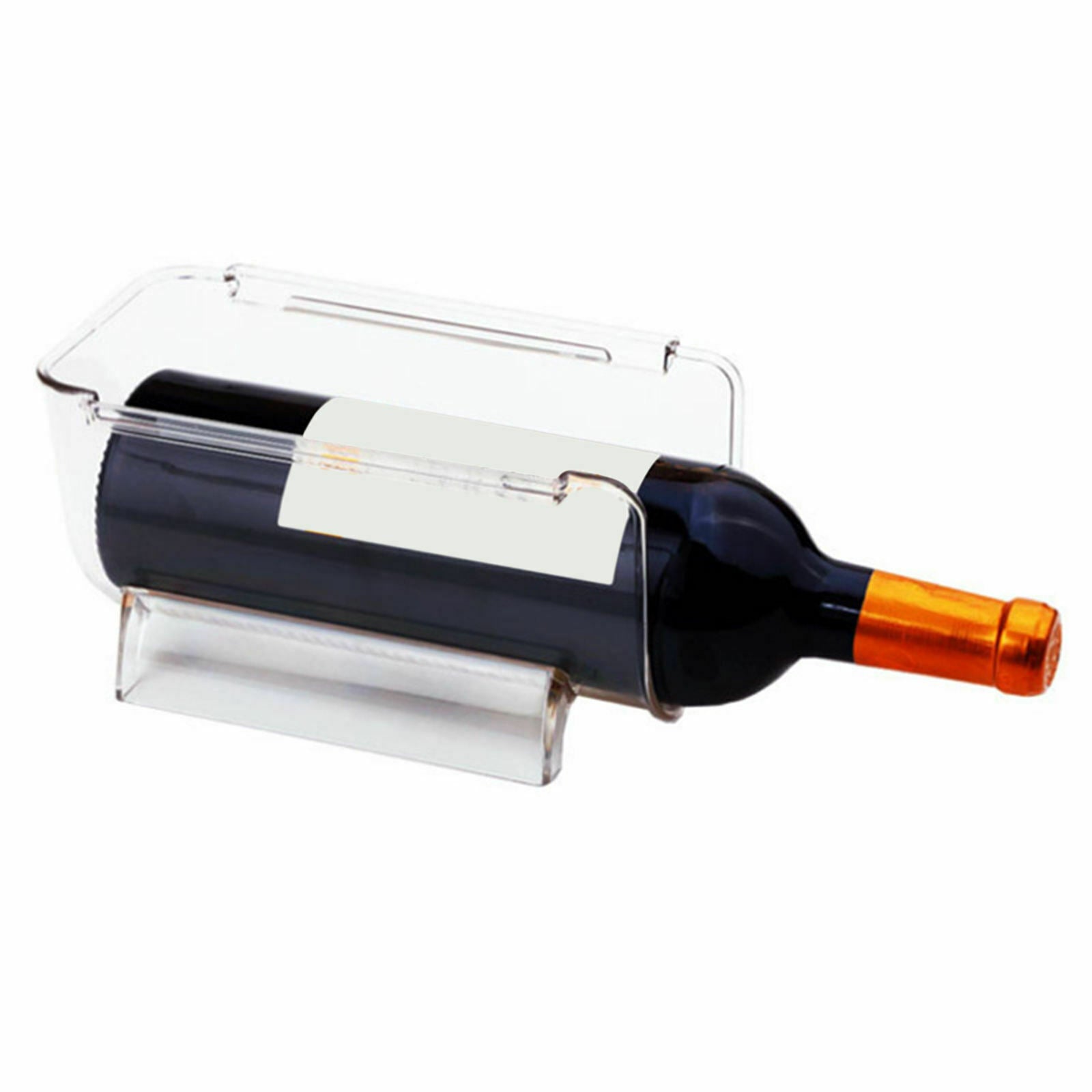 Transparent Acrylic Wine Rack Water Bottle Holder Stackable Free Standing