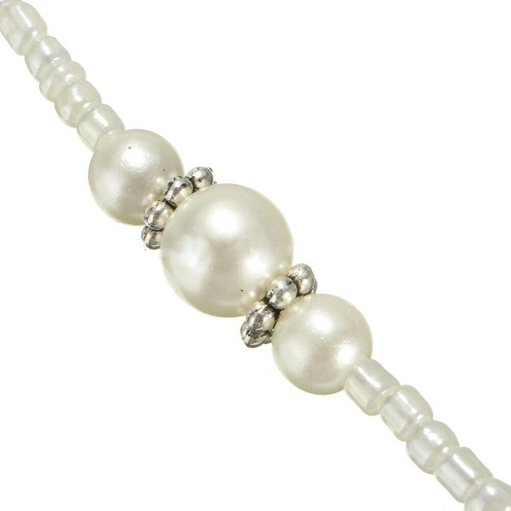 White Pearls Glasses Eyeglass Holder Leash Chain Strap Lanyard Cord Sunglass