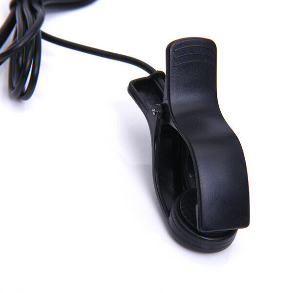 Guitar Acoustic Pickup Clip On Piezo Contact Microphone Violin Cello W/ 35" Cord