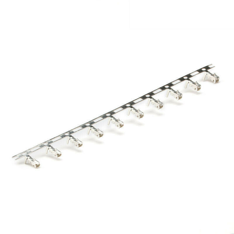 50pcs XH2.54 reeds 2.54mm spacing spring terminal blocks cold pressing head