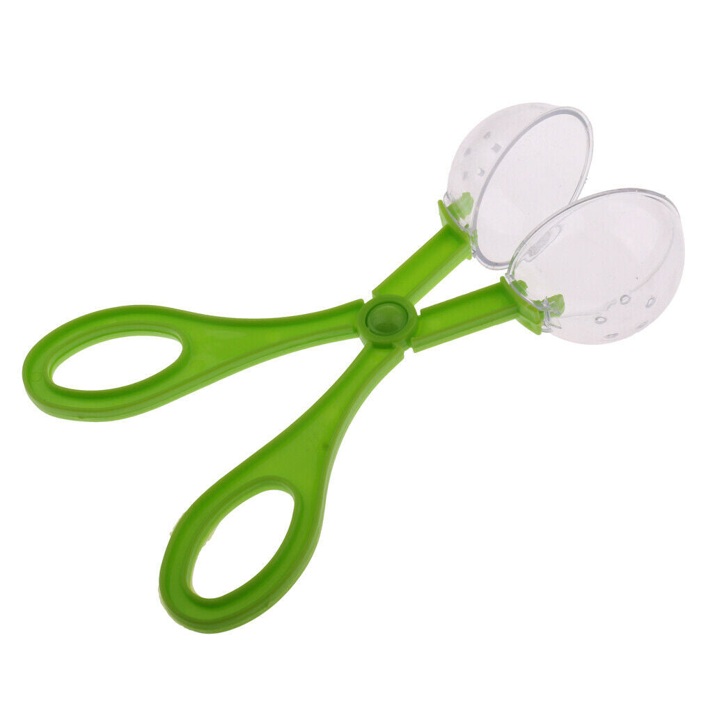 2x Plastic Reptile Terrarium Insect Catch Clamp Feeding Clip Cleaning Tools