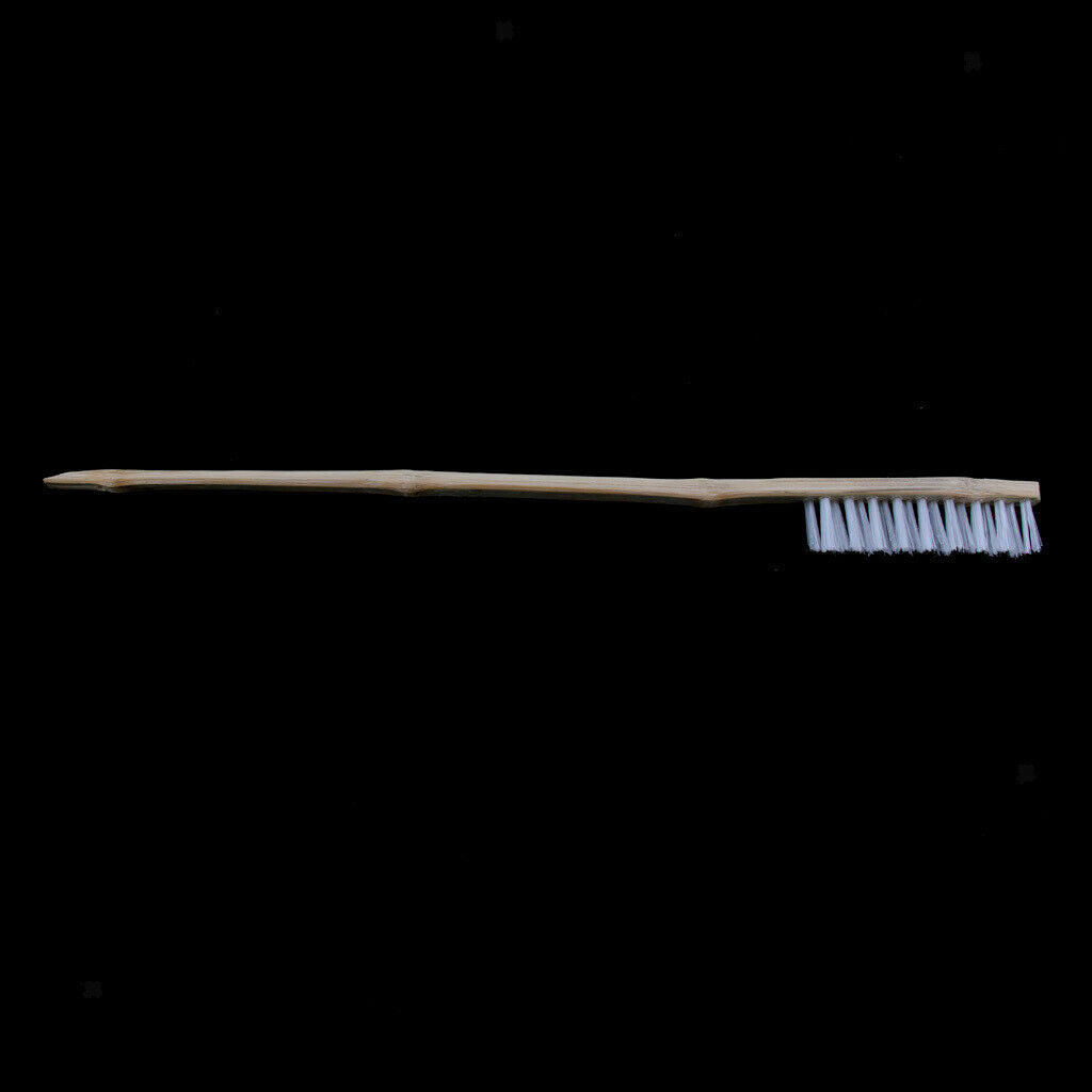 2 Pcs Wooden Long Handle Parrot Bird Cage Cleaning Brush