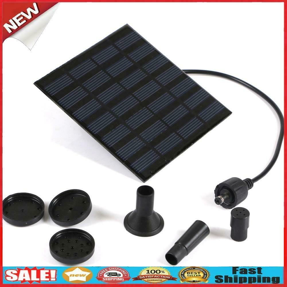 Mini Solar Fountain Garden Pool Pond Outdoor Swimming Pool Water Fountain @