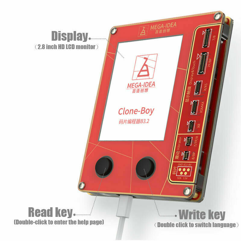 Qianli Mega-idea Battery Programmer Battery Data Write Read Cycle Clearing Tool