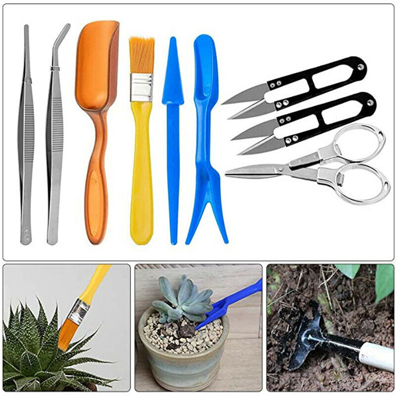 12Pcs Succulent Plants Tool Mini Garden Hand Transplanting Gardening Tool  JdDF