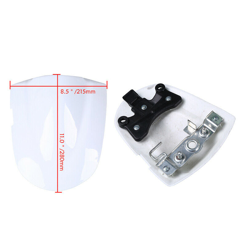 Rear Seat Cover Cowl for Suzuki GSXR 600 GSXR750 K6 2006-2007 White Durable