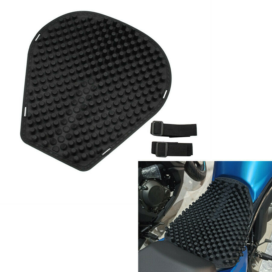 1x Silicone Motorcycle Seat Cushion Pressure Release Comfortable Seat Pillow Pad