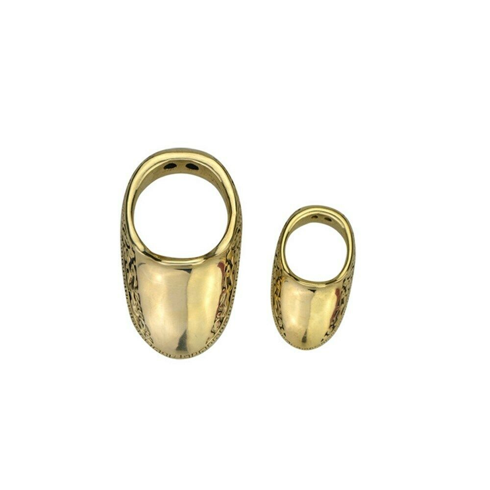 Archery 22mm Copper Thumb Ring Finger Guard Protector Gear Bow Hunting