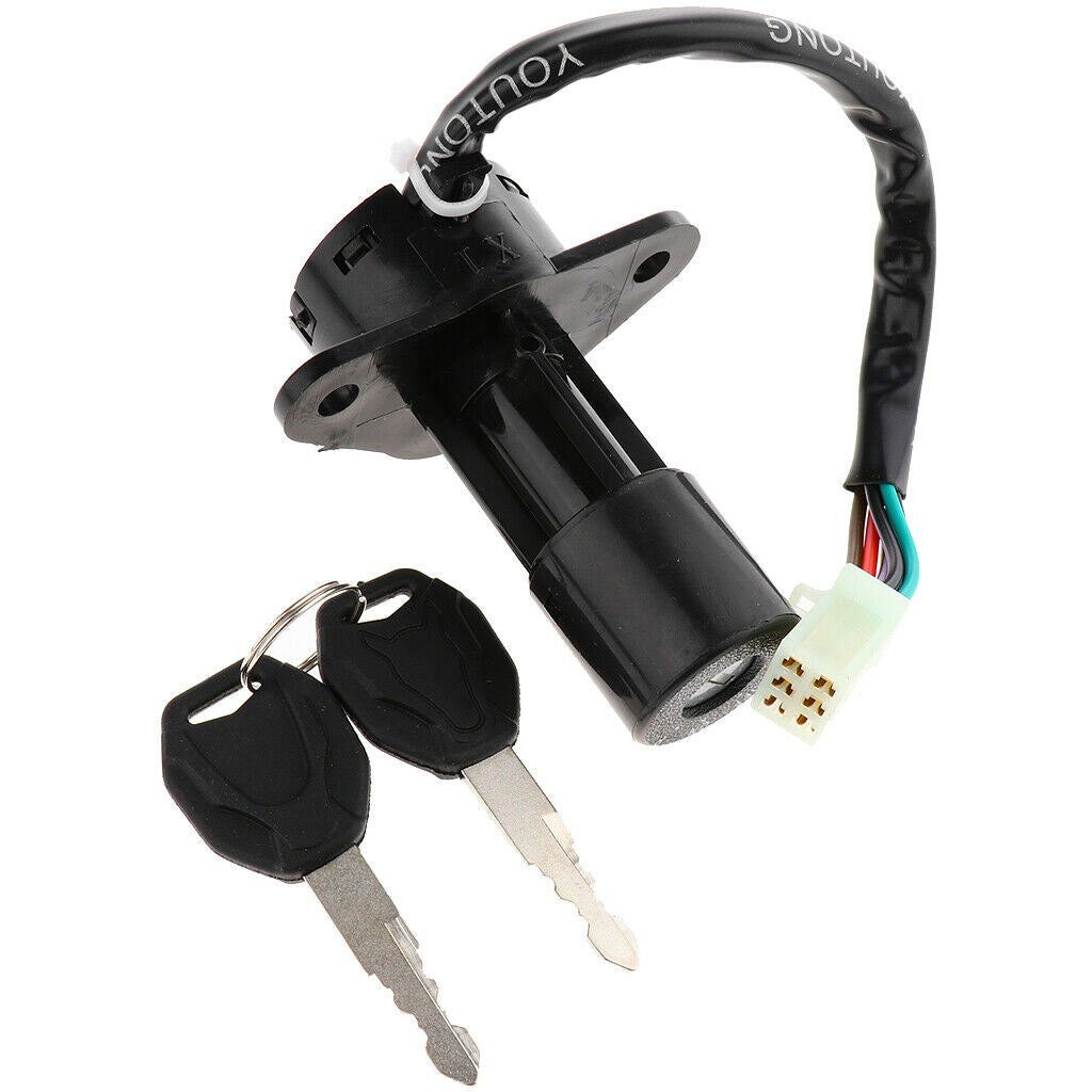 4 Or 6 Wires Motorcycle Scooter Electric Door Switch Lock Kit For Suzuki