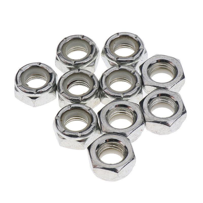 10pcs Skateboard Trucks Screw Nuts Mounting