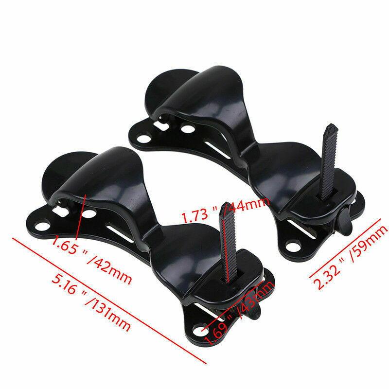 2x Black Umbrella Hook Multi Holder Hanger Car Truck Seat Clip Fastener Rack