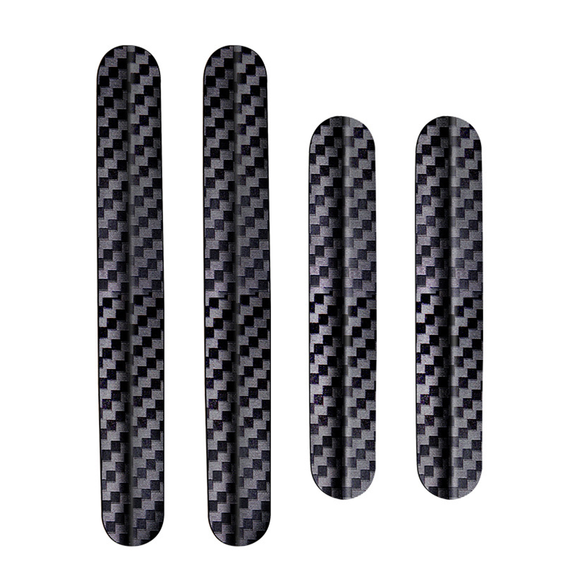 Car Door Edge Anti Scratch Protection Strips Carbon Fiber Bumper Scuff Plate Bar