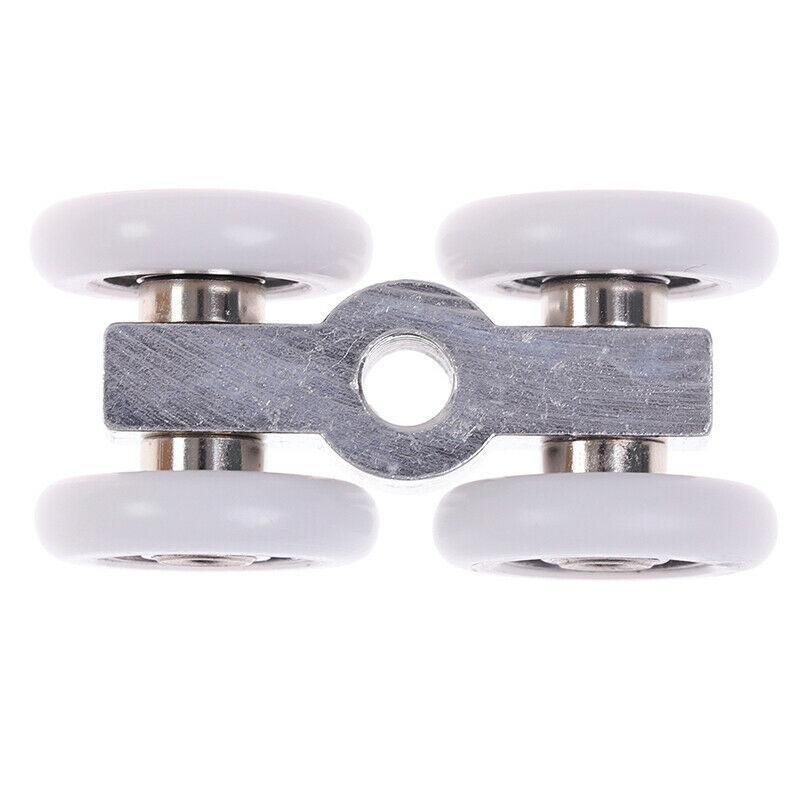 1Pair Sliding Door Rollers 4 Wheels Hanging Home Door Accessories Hardware F LQ