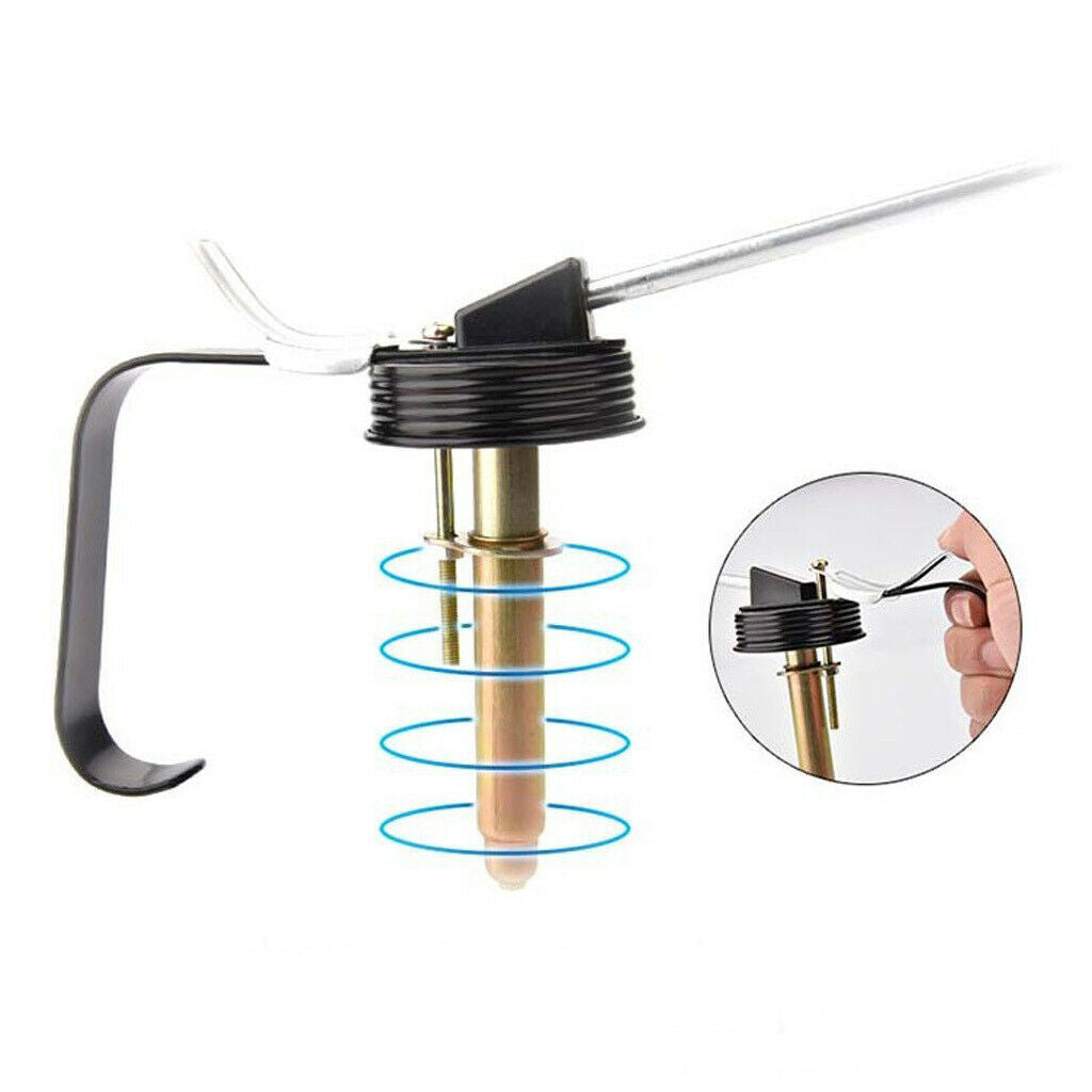 Iron Support 500ml High Pressure Oil Can Pump Oiler with Spout Short Nozzle