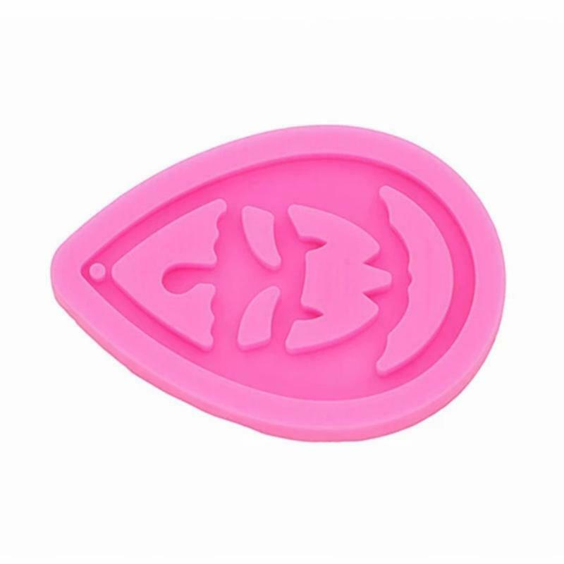 Earrings Silicone Mold Halloween Pumpkin Earrings Mold for Home Decoration