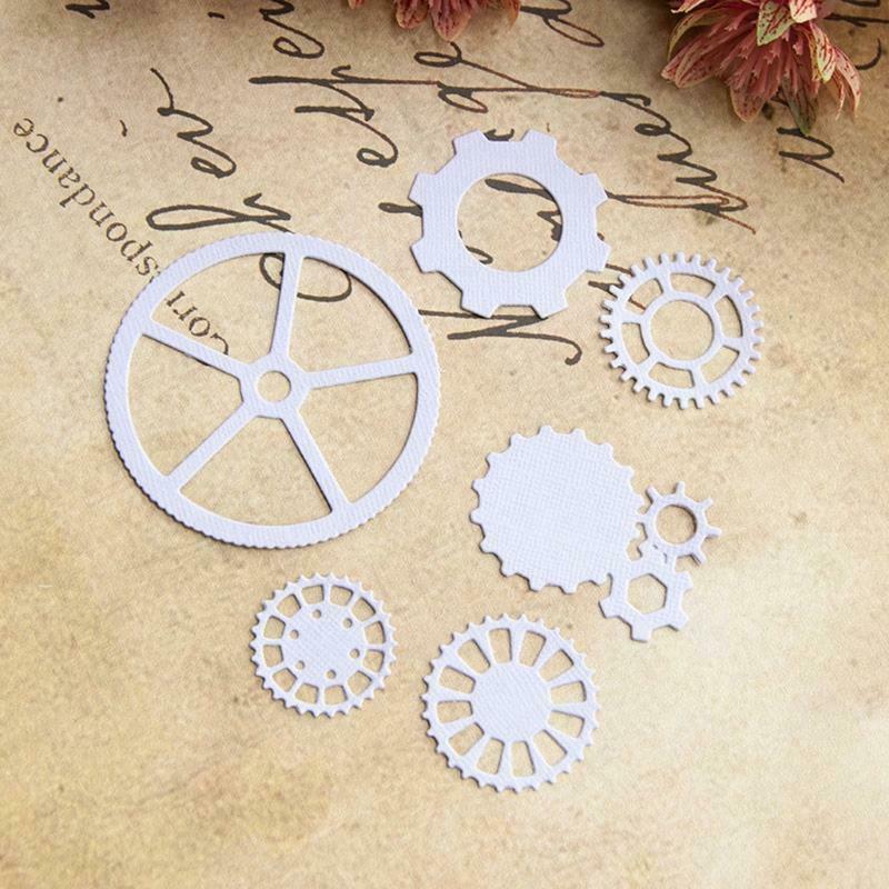 Gear Cutting Dies Stencil For DIY Scrapbooking Embossing Album Paper Card Craft