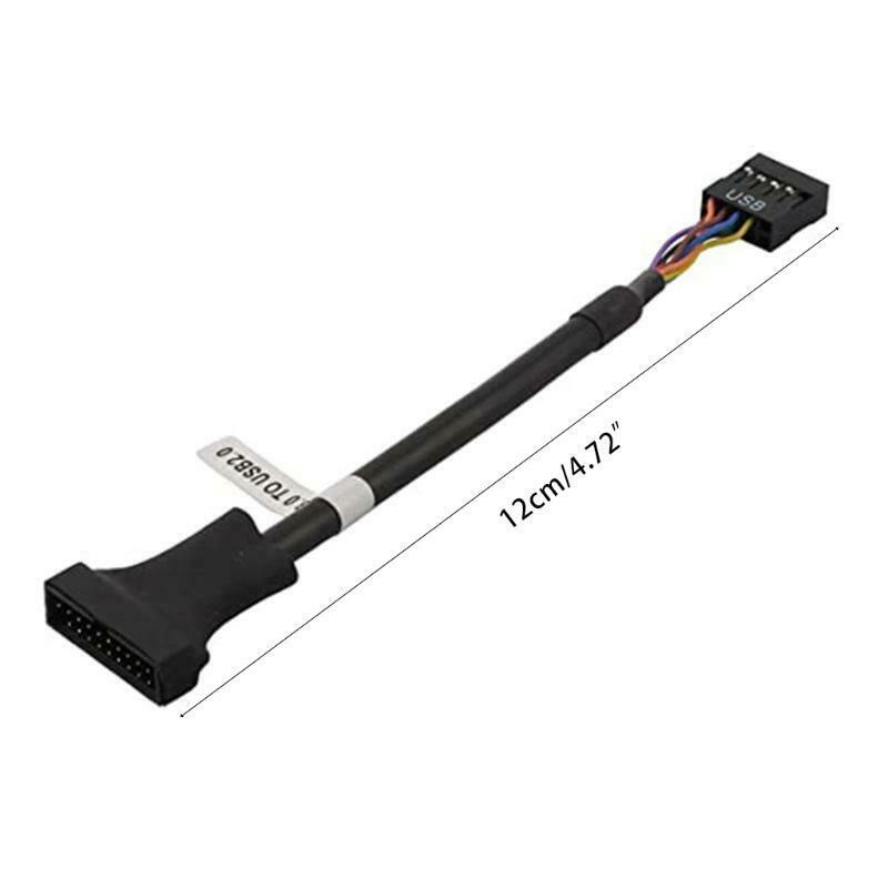 2-Pack USB 3.0 20 Pin Female to USB 2.0 9 Pin Connectors Motherboard Cable