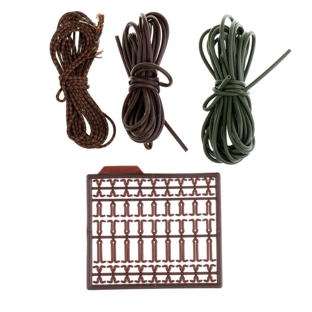 Carp Fishing Tackle Box Lead Clips Hook Swivels Baiting Needles Terminal Rig