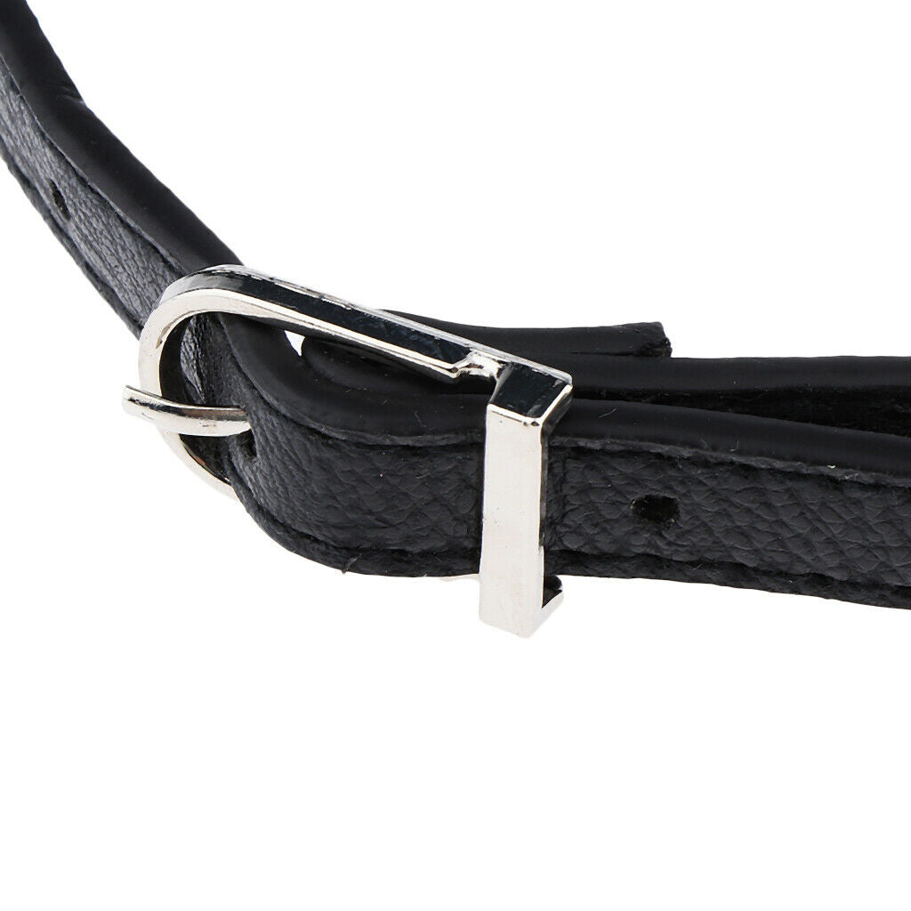 Set of 2 Adjustable Leather Shoulder Strap Replacement Rope Lobster Clasps