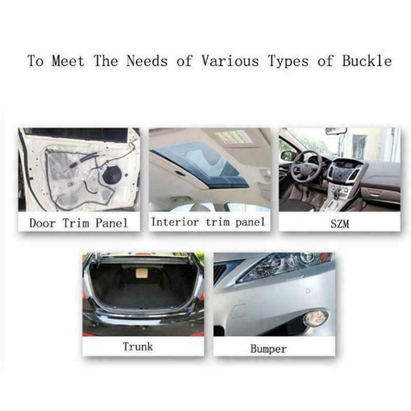 200PCS/P Plastic Car Bumper Interior panel Rivet Retainer Clips Trim Push Pins