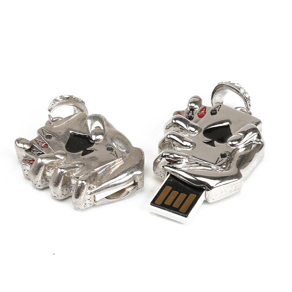 16G USB2.0 Flash Drive Memory Stick Thumb Jump Pen Drives Metal for Computer
