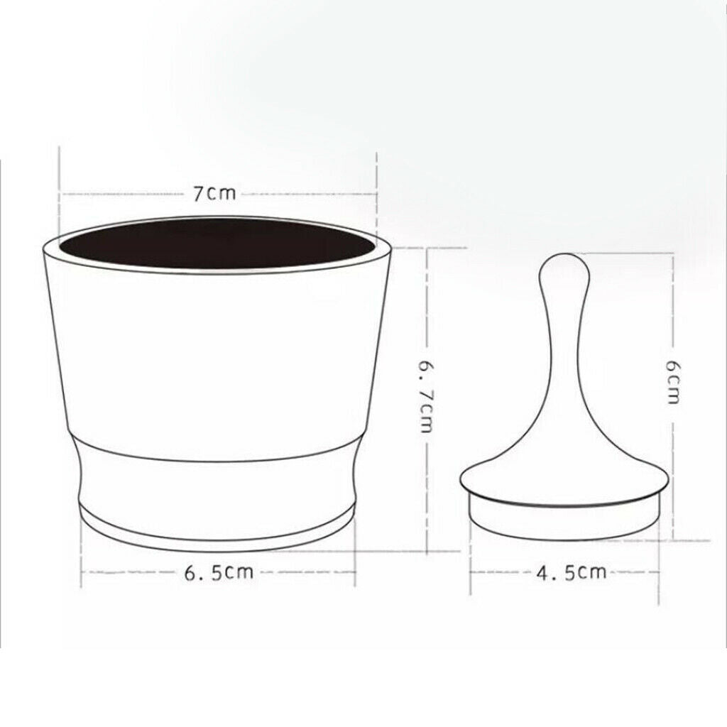Aluminum Dosing  Funnel For 58MM Coffee Tamper Portafilters Black