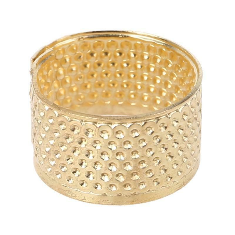 4pcs/set Finger Thimbles Metal Shield Protector Pin Needles Grip Sewing Quilting