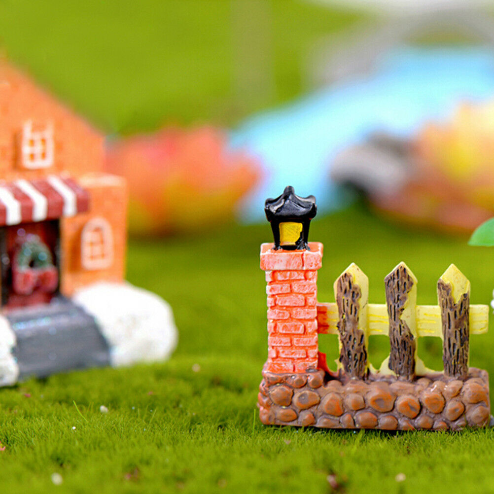 Fence gate Miniatures For Fairy Garden Gnomes Moss Terrariums Decoratio.l8