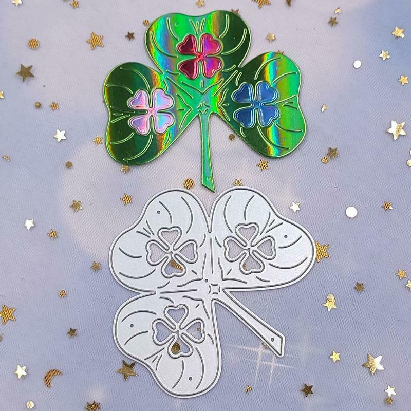 Clover Metal Cutting Dies Stencil DIY Scrapbook Album Paper Card Template Mold