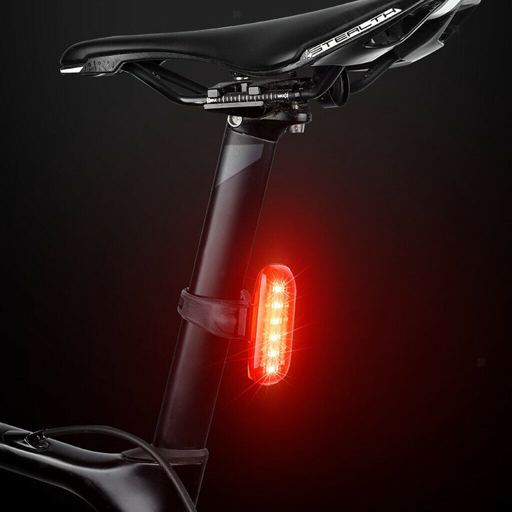 1Pcs LED Bike Brake Light Sensor Bicycle Rear Light 500mAh USB Bicycles