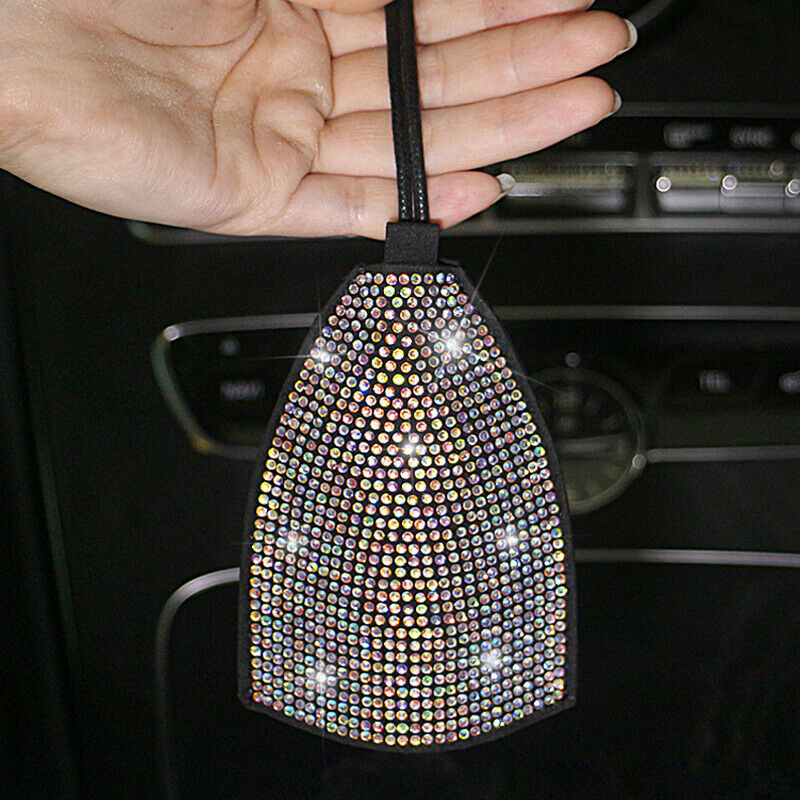 Drill Diamond Car Key Chain Case Remote Wallet Holder Shiny Bag Cover Universal