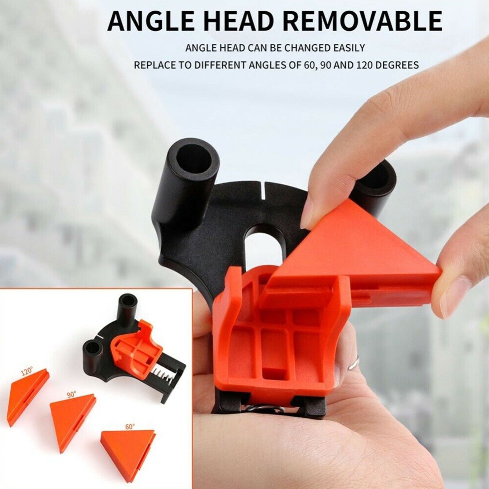 4pcs Wood Angle Clamps 60/90/120 Degrees Woodworking Corner Clamp Right