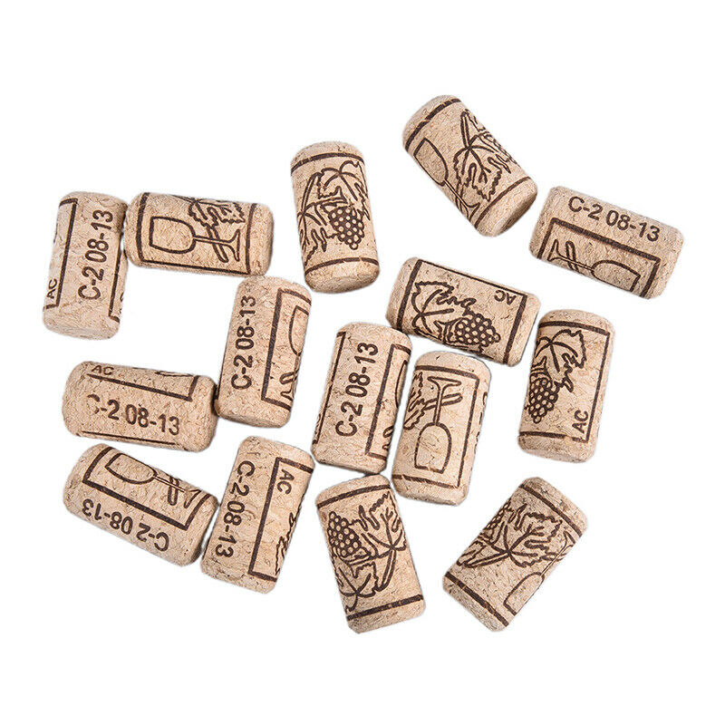 15pcs Wine Cork Cork Supply Sealing Cloth Oak Wine Cork Wine Bottle Stopp.l8