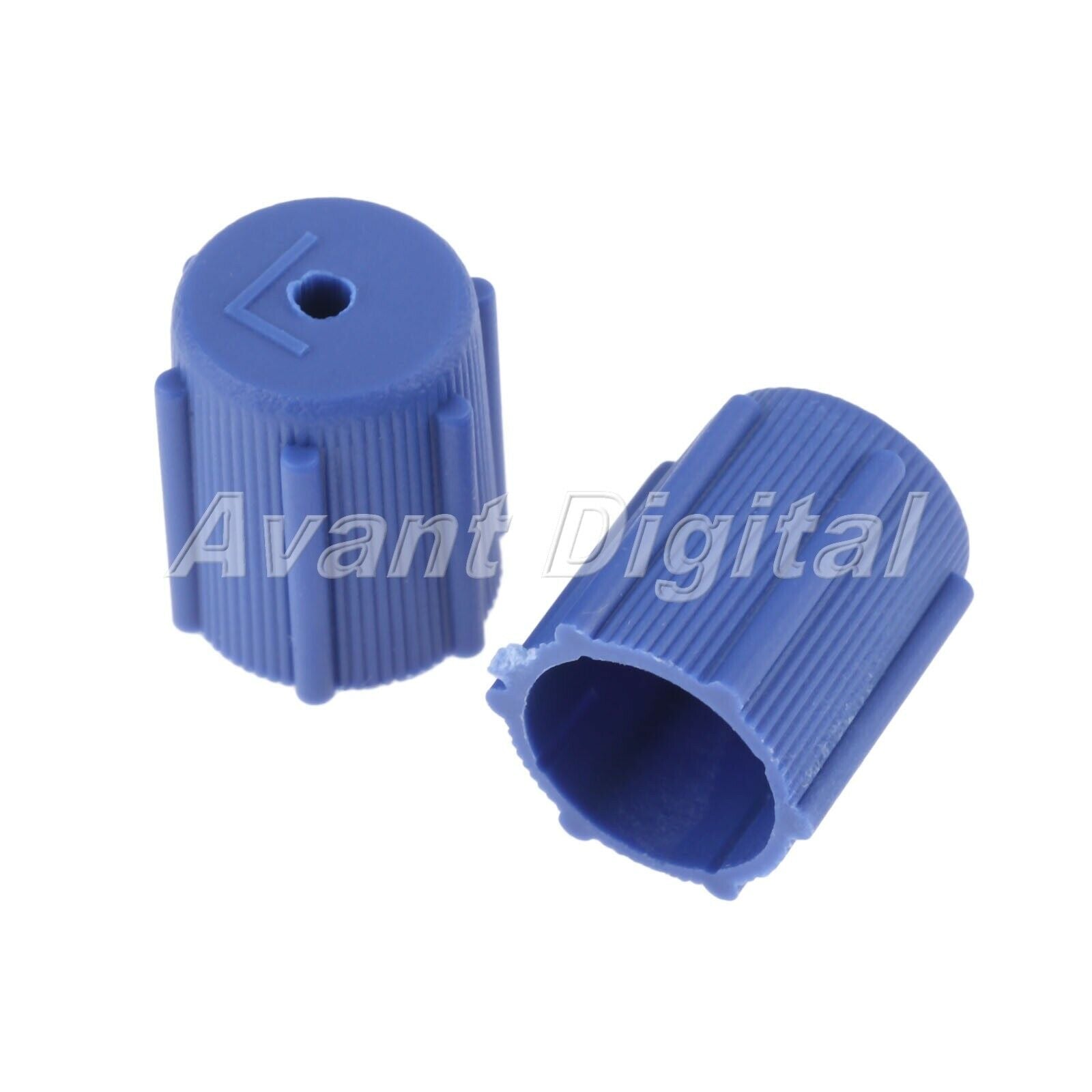 R134a 5 Blue Low 13mm & 5 Red High 16mm Air Conditioning Charging Port Caps 10Pc