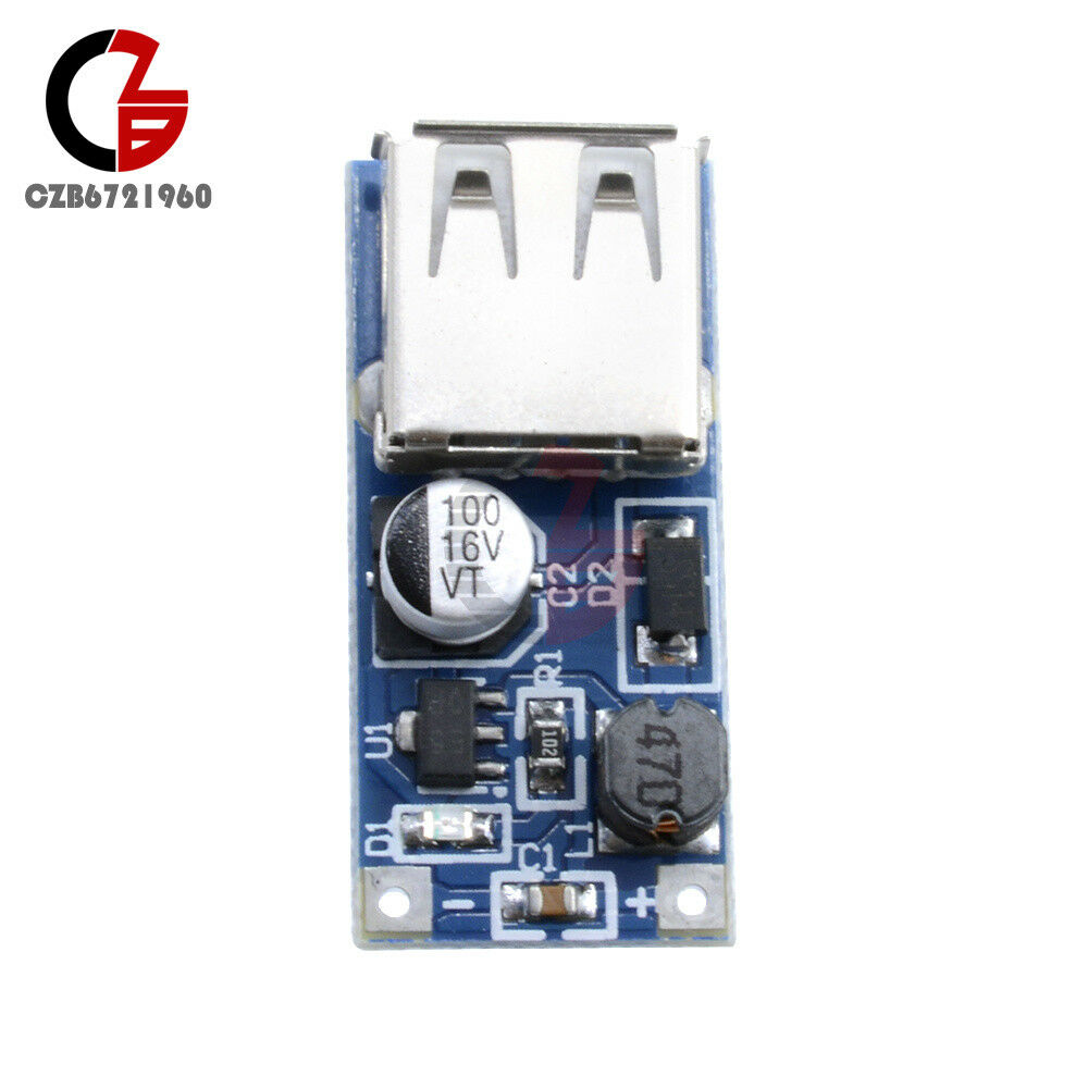 2pcs 0.9V-5V to 5V DC-DC Booster Module USB Mobile Step-up Power Supply Module c