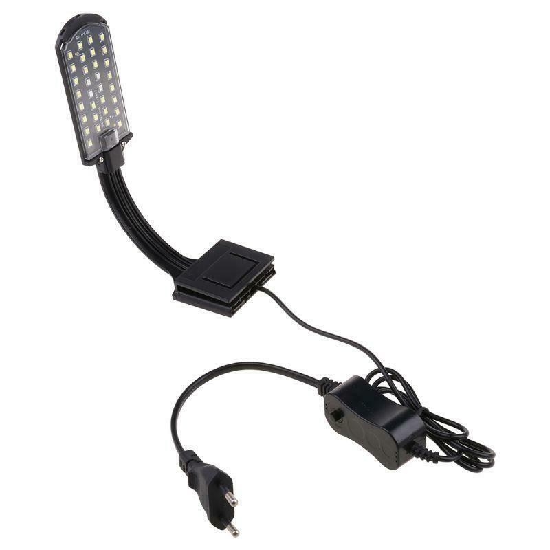 Simple LED Aquarium Lights Water Grass Plants Grow Light Fish Tank Clip-on Lamp