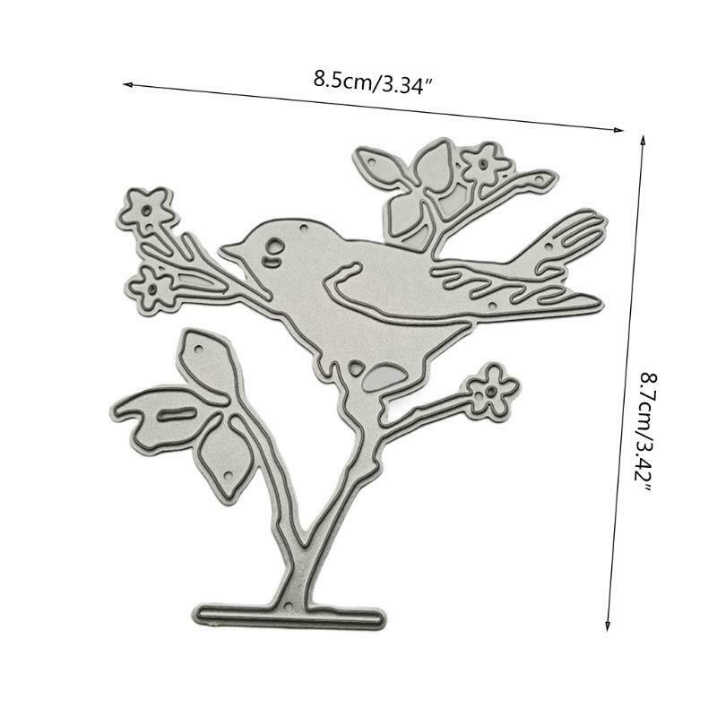 Bird Tree Metal Cutting Dies Stencils DIY Scrapbooking Album Paper Card Template