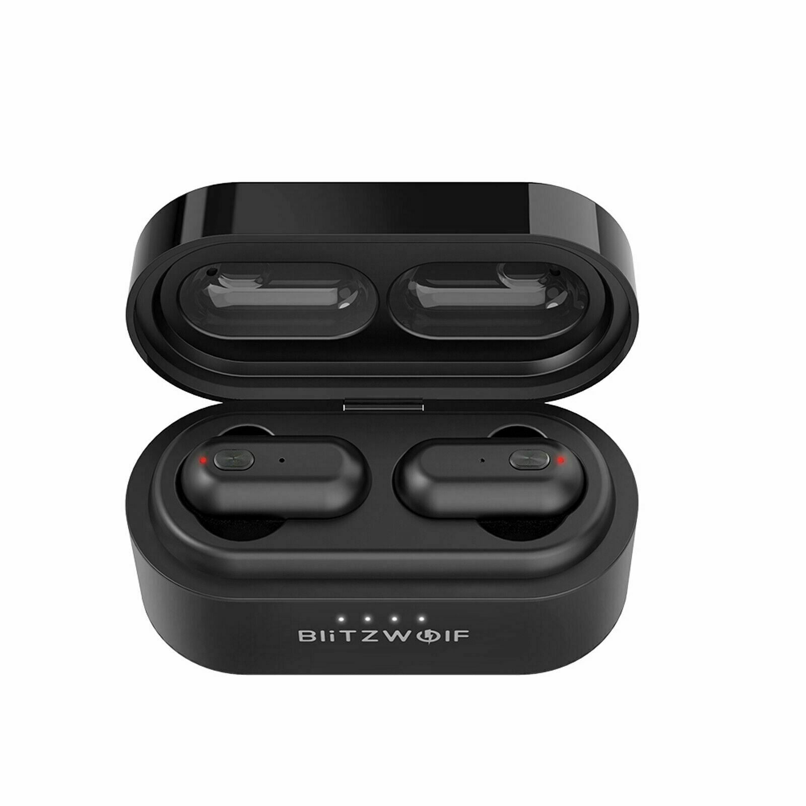 Blitzwolf Wireless Bluetooth 5.0 Stereo Bass Earphone Earbud + Charger with Mic