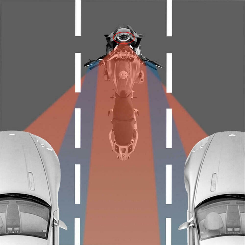 Motorcycle Blind Spot Mirrors 180+ Wide Angle Rearview Safety Auxiliary Mirror