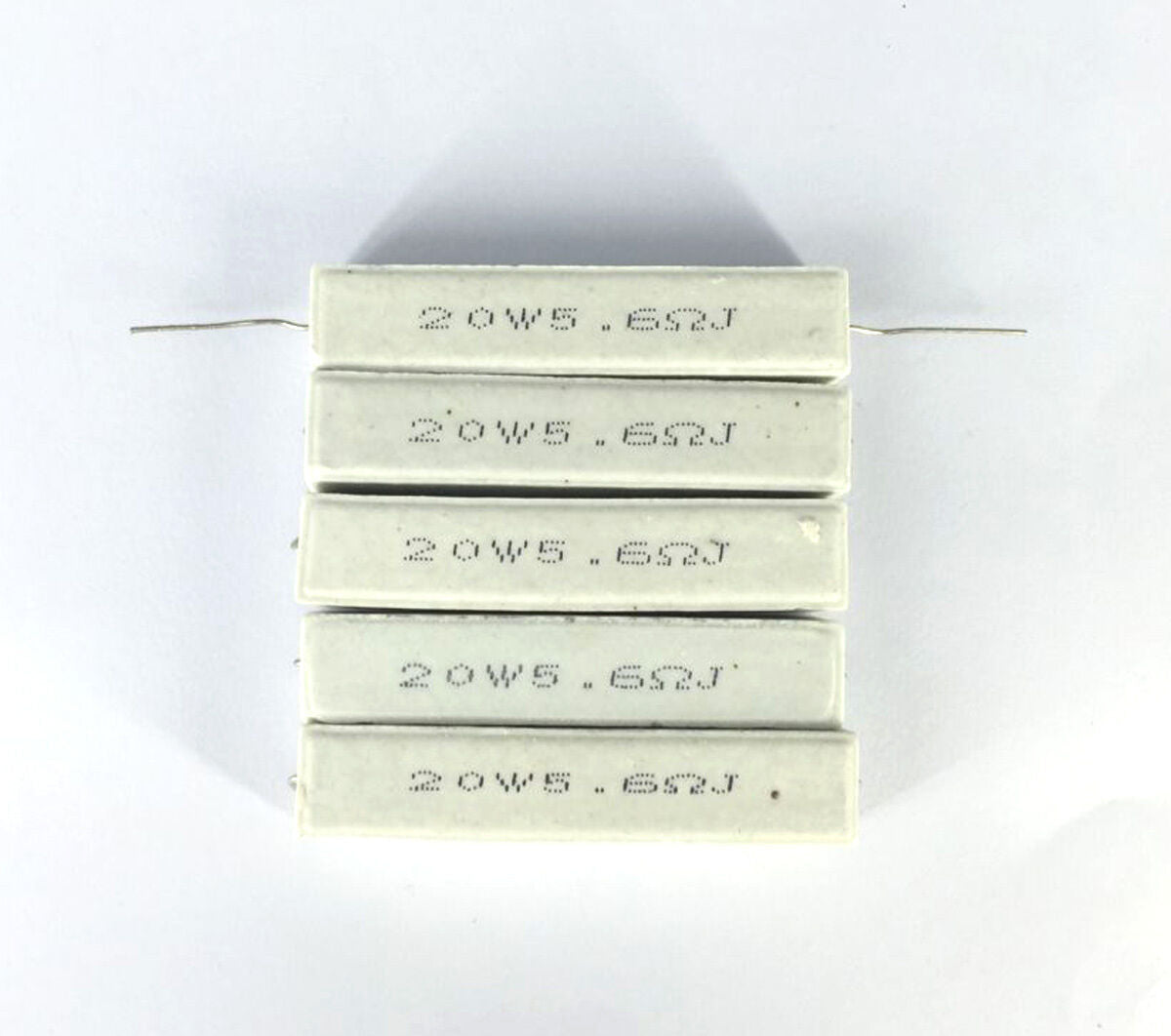 5pcs 20W 5.6 ohm Ceramic Cement Power Resistor [M1]
